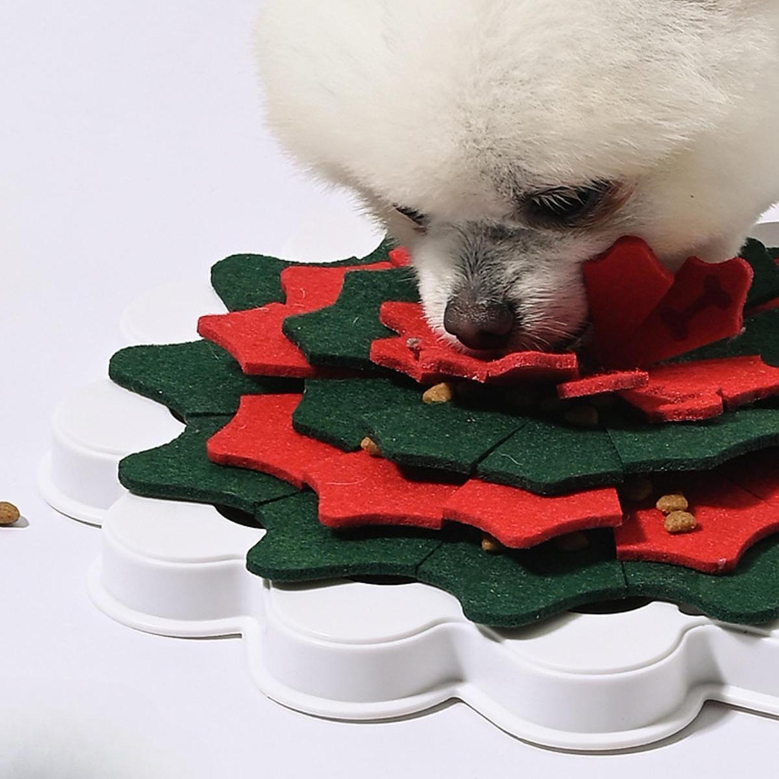 Snowflake Shaped Treat Snuffle Toy