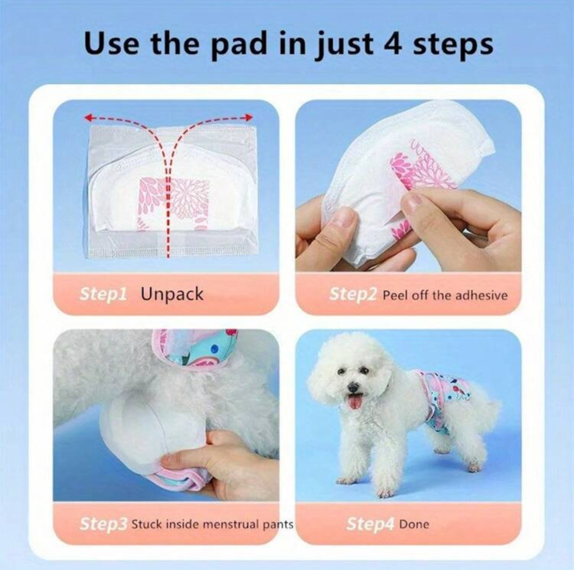 Female Dog Menstrual Pads