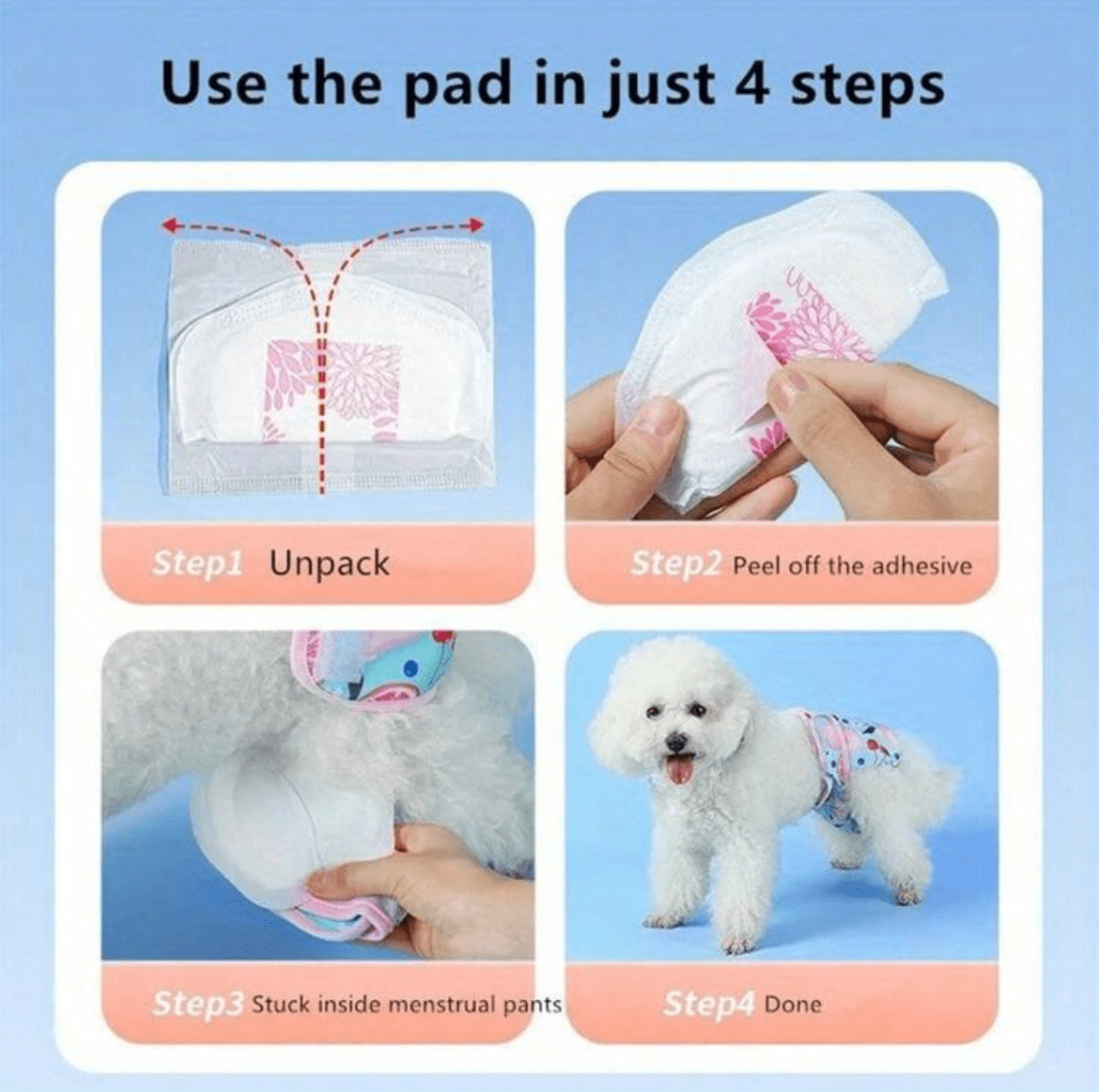Female Dog Menstrual Pads