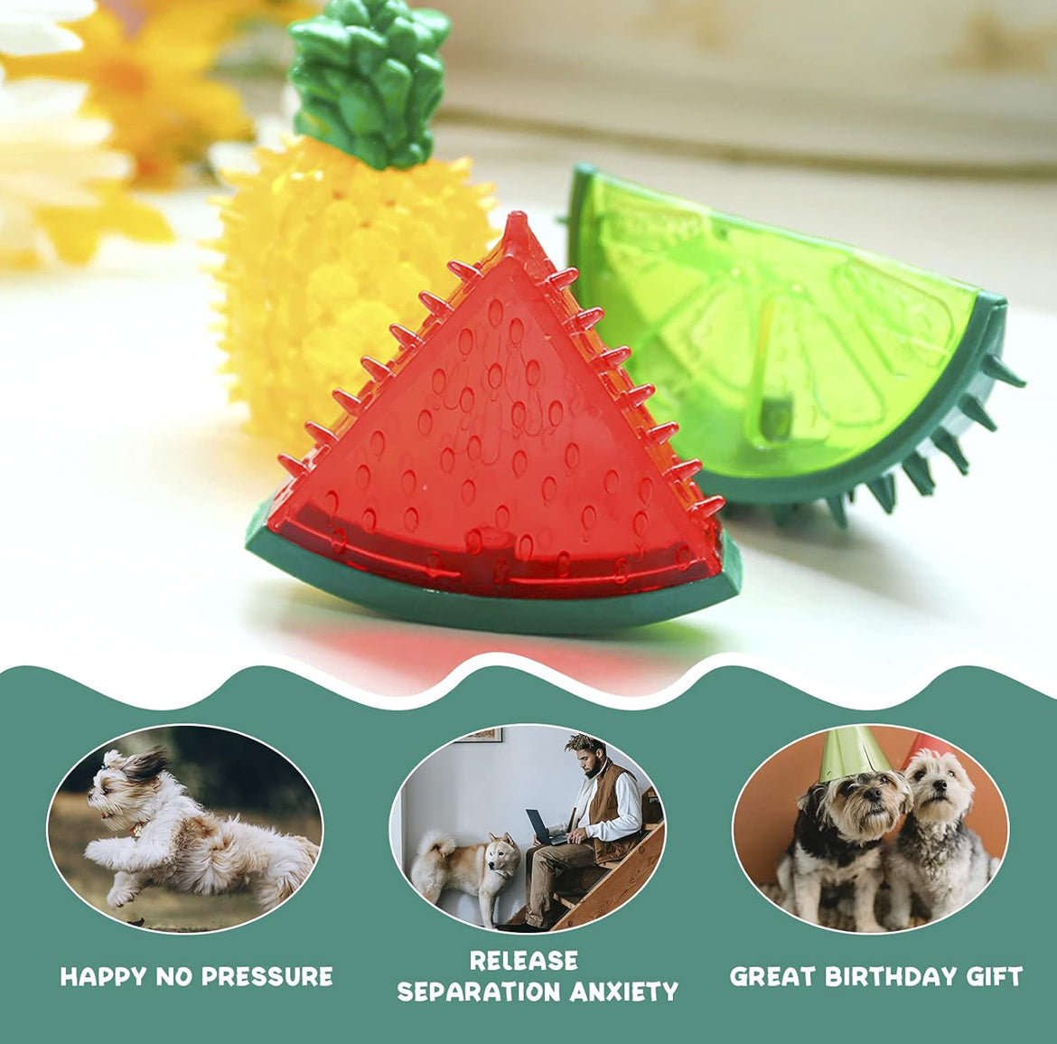 Frozen Fruit Chew Toy