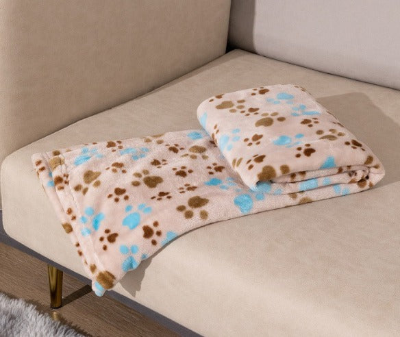 Paw Print Blanket