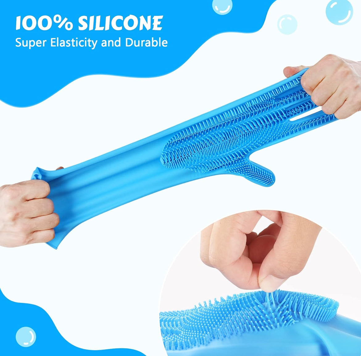 Silicone Bath Gloves