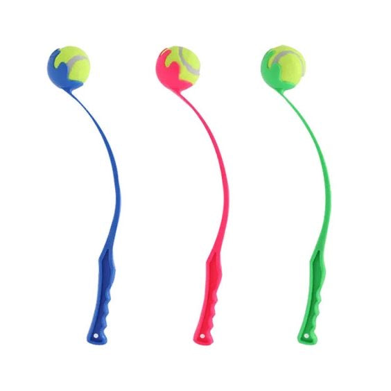 Ball Thrower with Tennis Ball