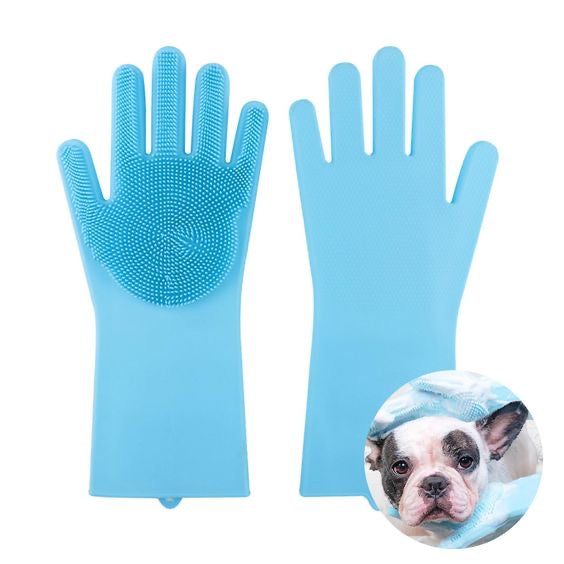 Silicone Bath Gloves