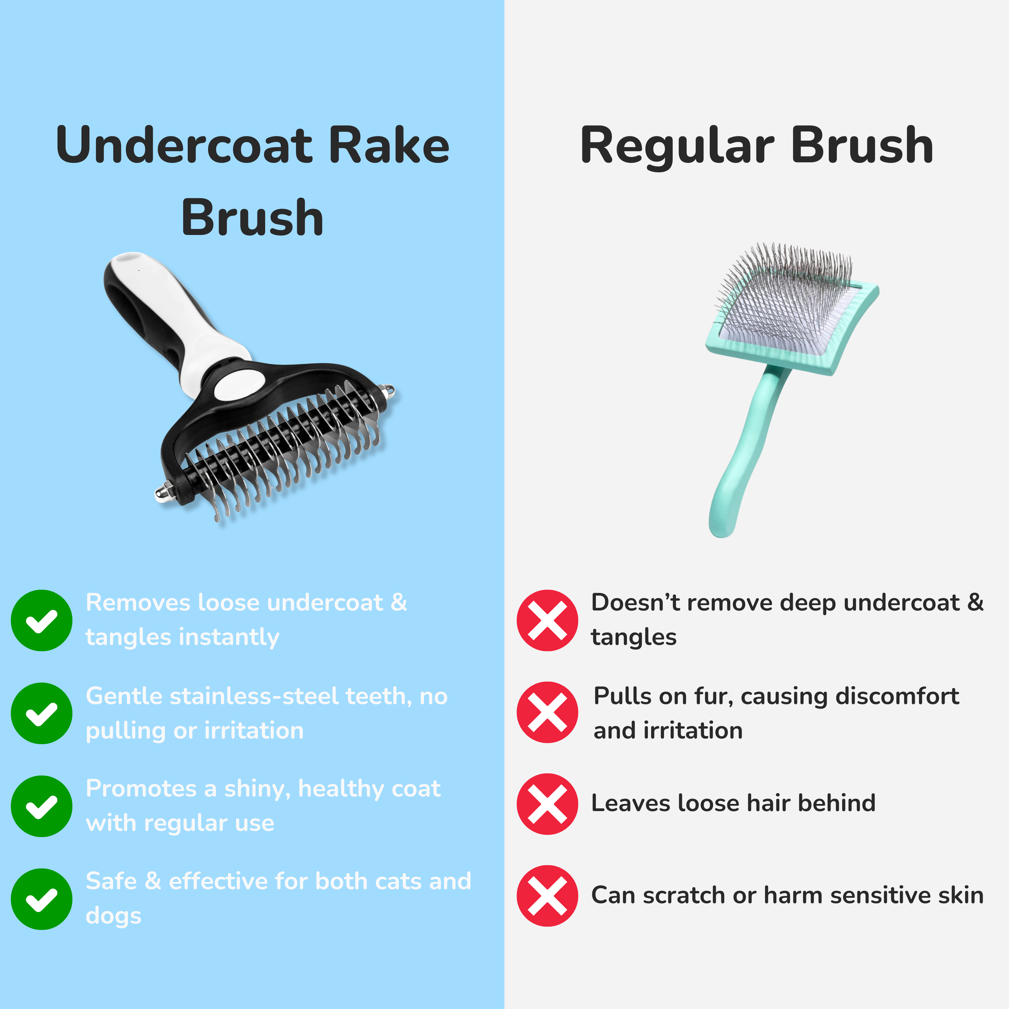 Undercoat Rake Brush