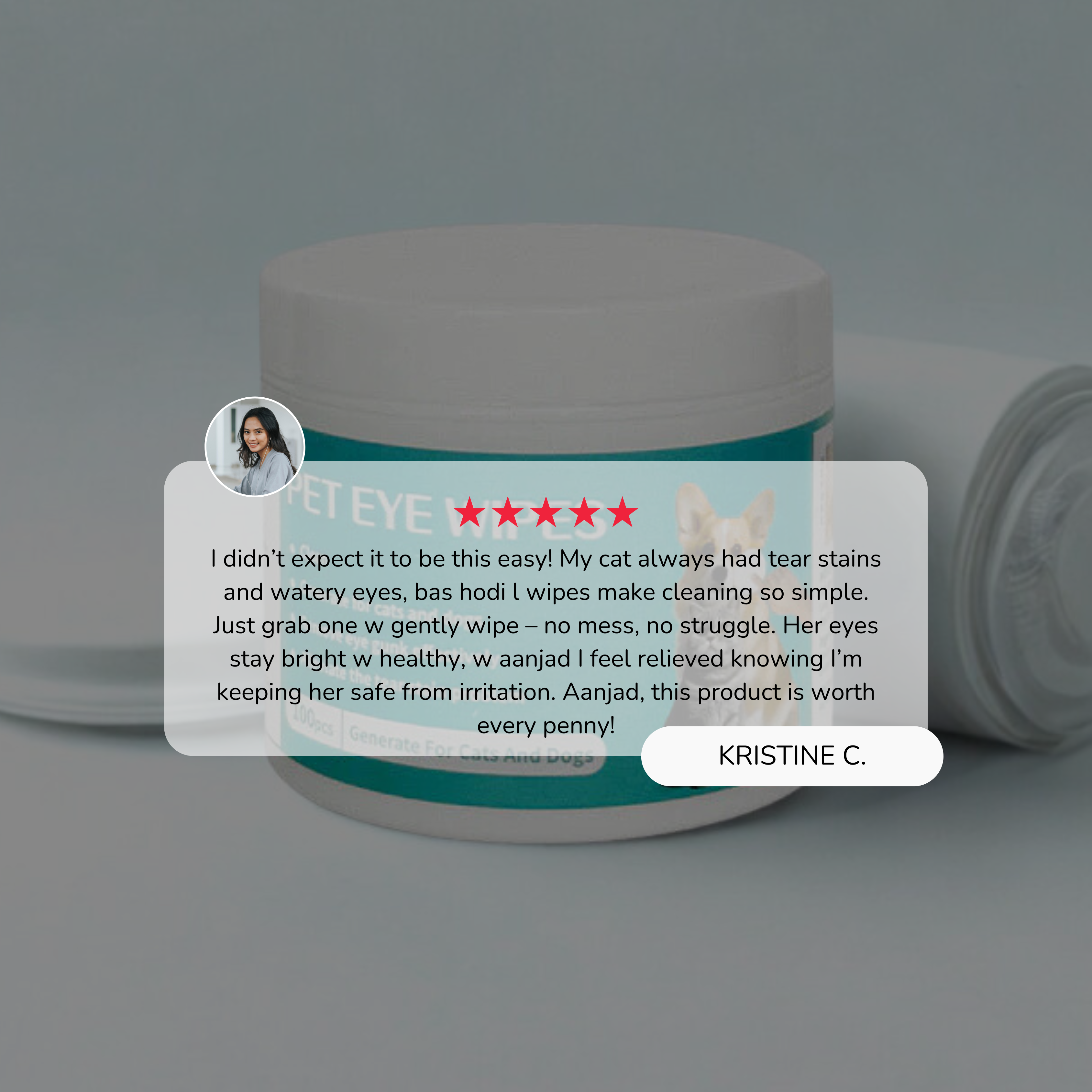 Tear Stain Remover Wipes