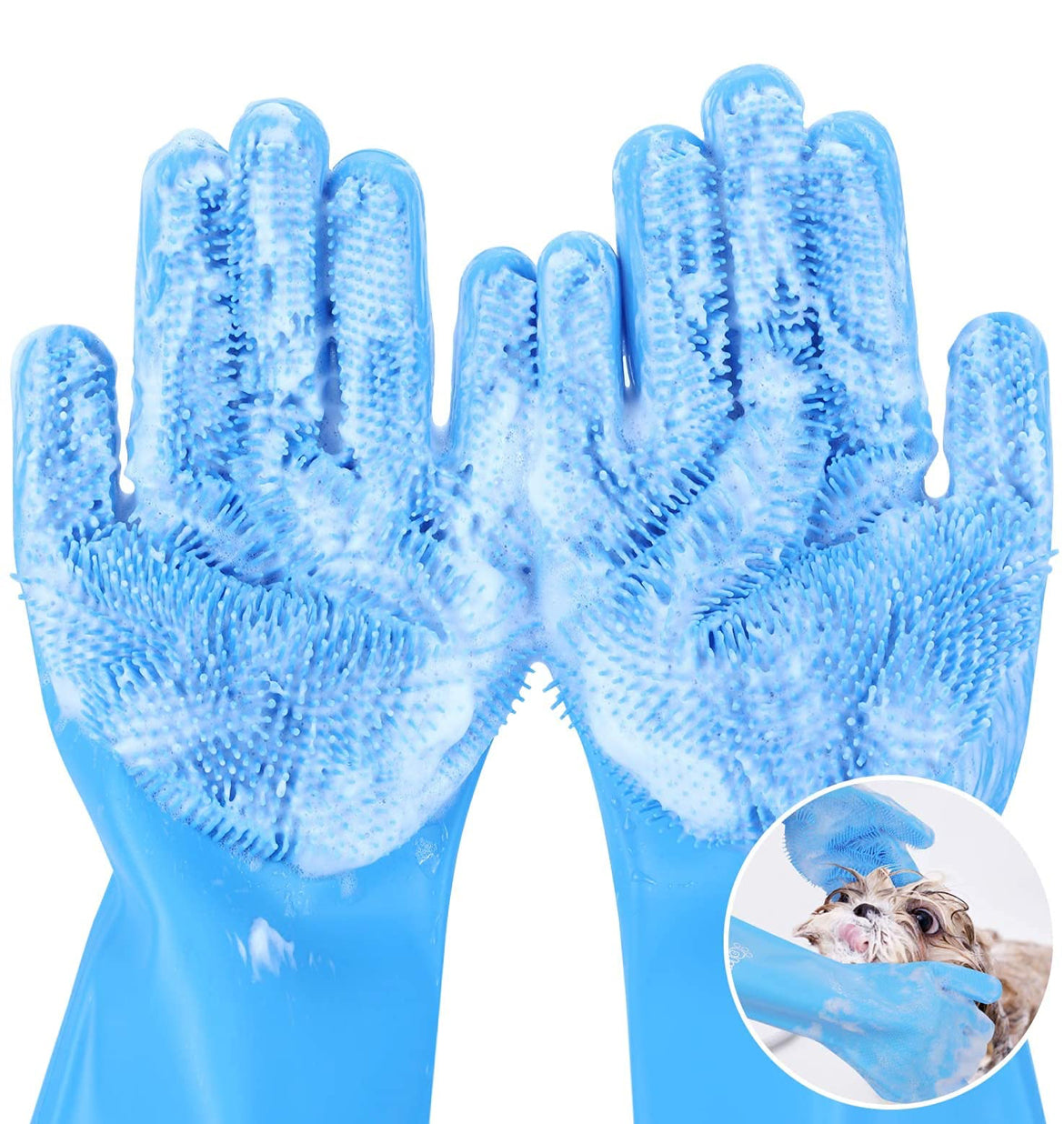 Silicone Bath Gloves