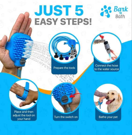 Aqua Paw Pet Bath Brush