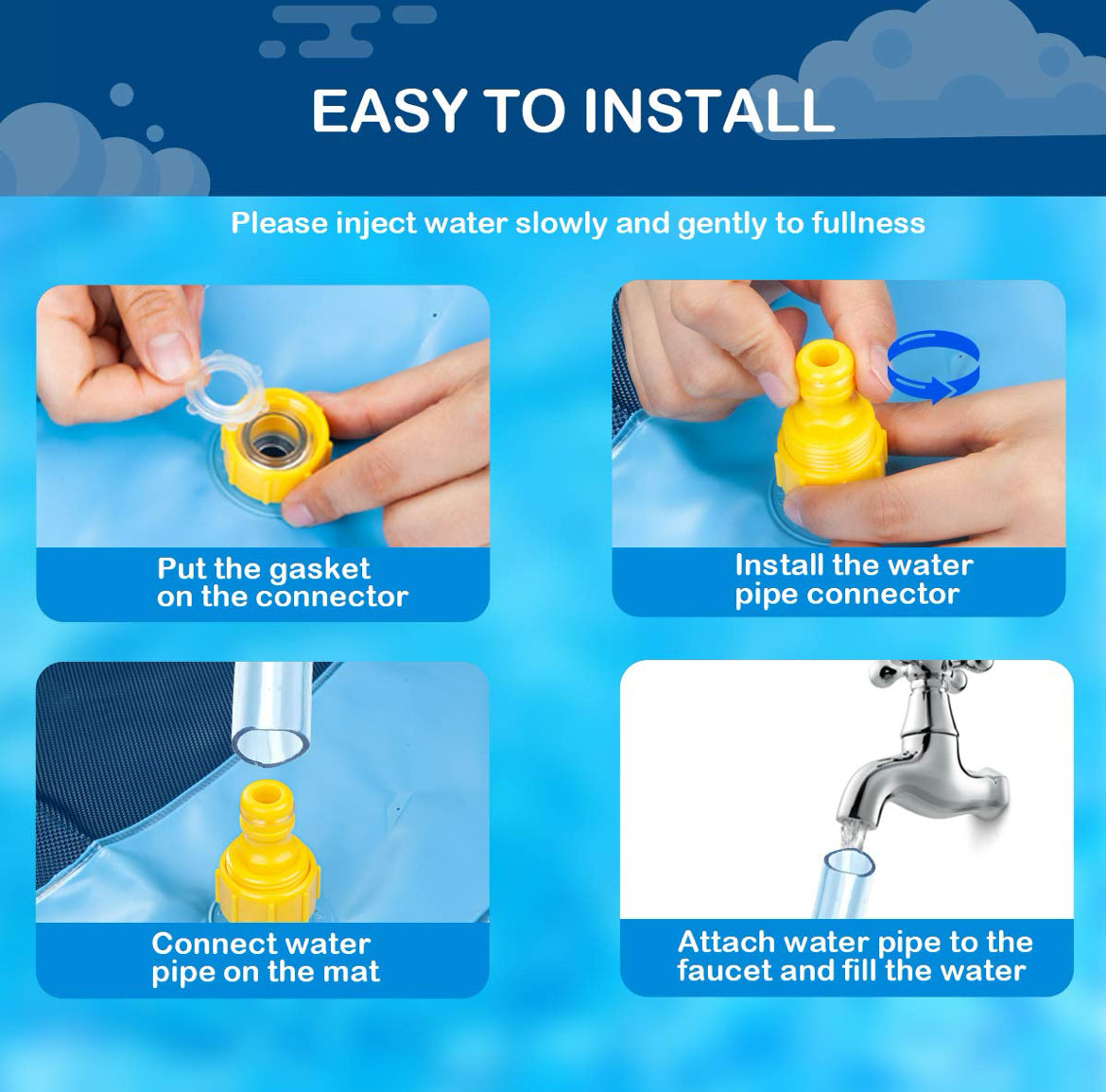 Foldable Sprinkler Mat
