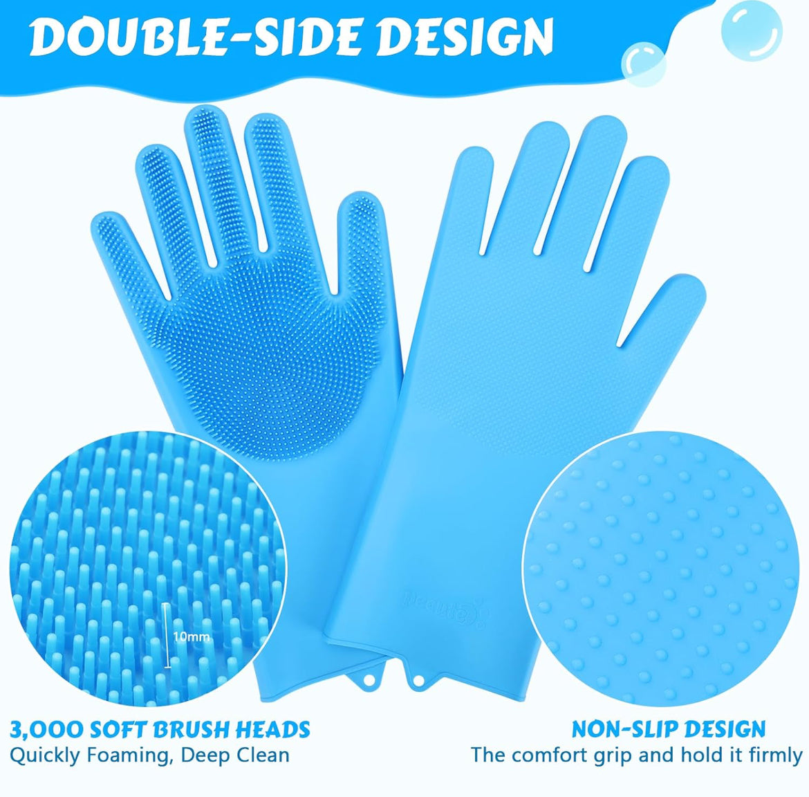 Silicone Bath Gloves