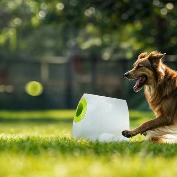 Automatic Tennis Ball Launcher + 3 Balls