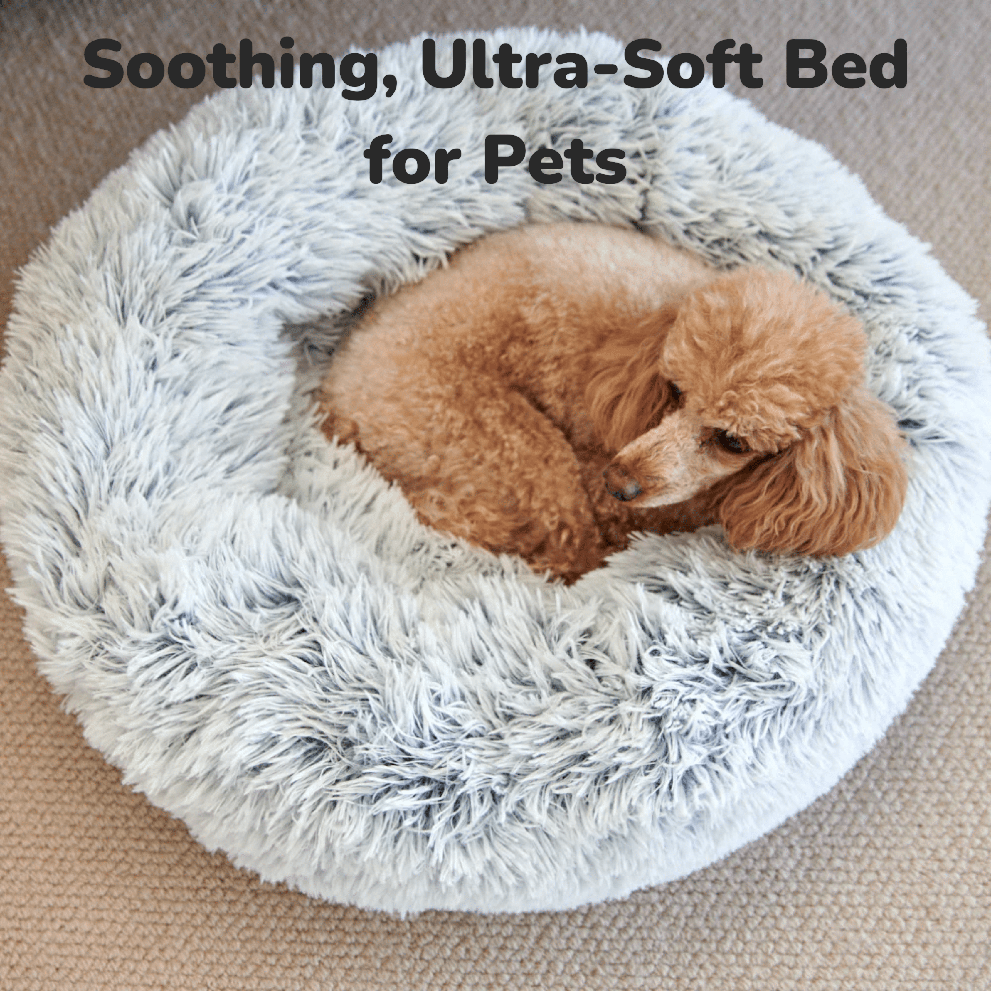 Calming Pet Bed - Anti-Anxiety