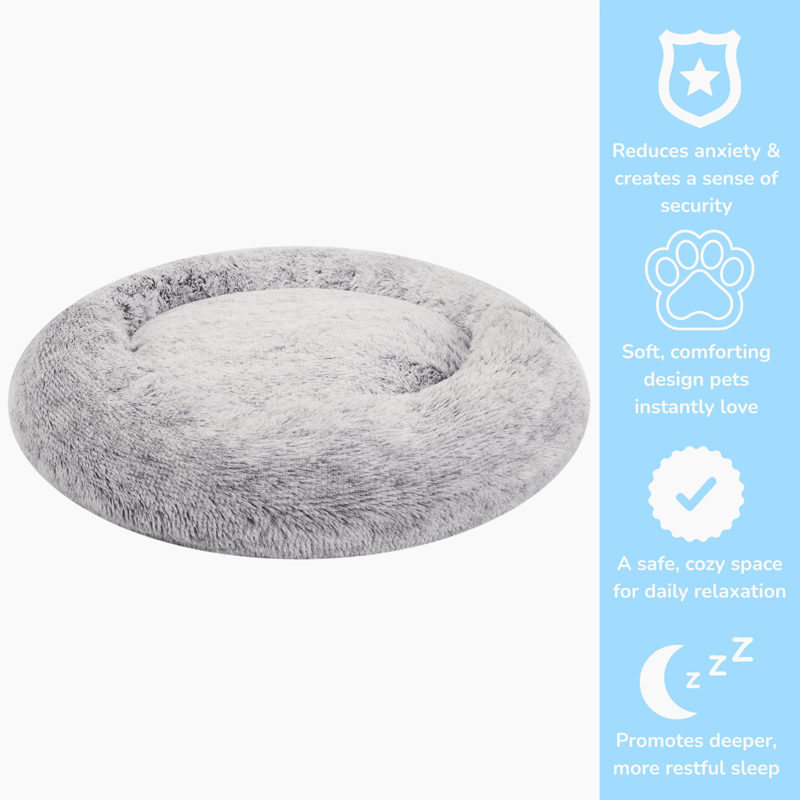 Calming Pet Bed - Anti-Anxiety
