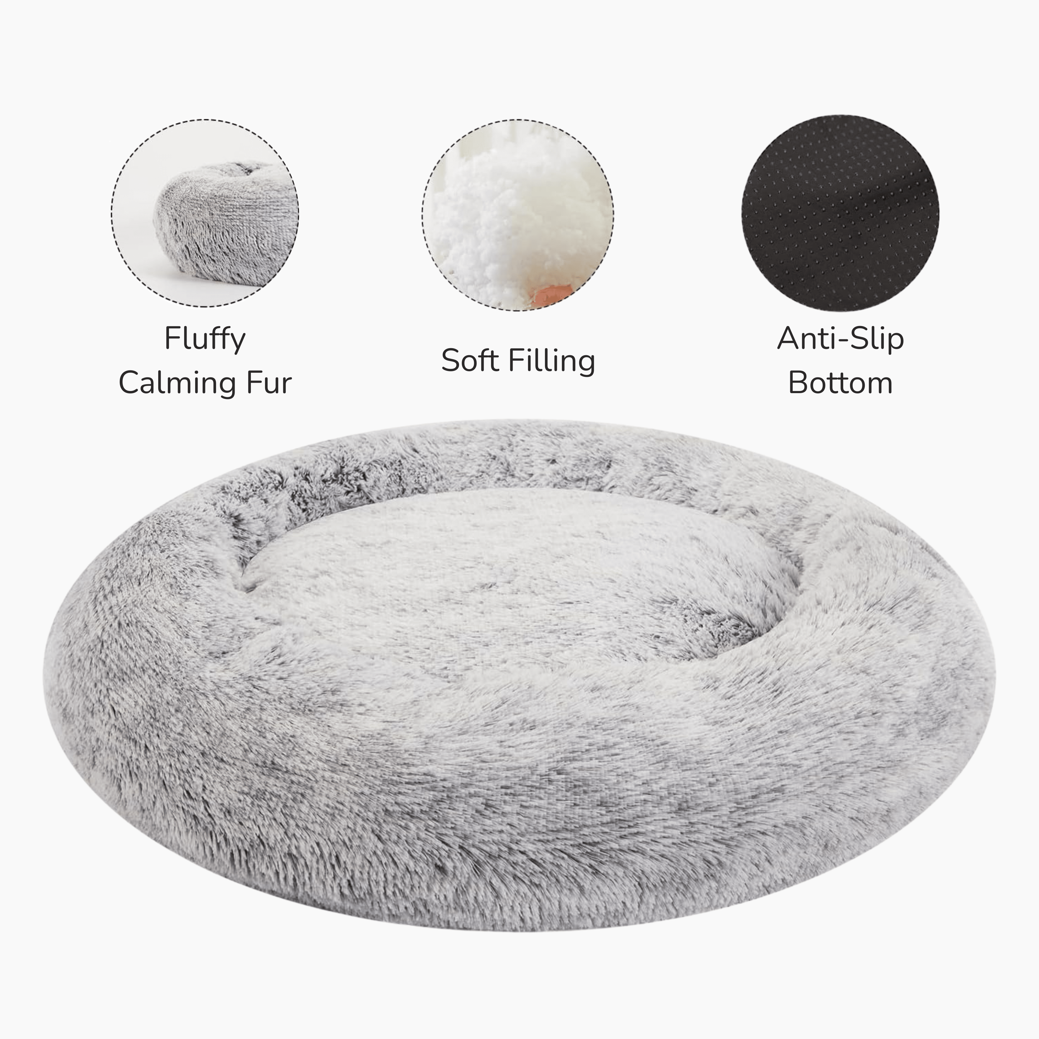 Calming Pet Bed - Anti-Anxiety