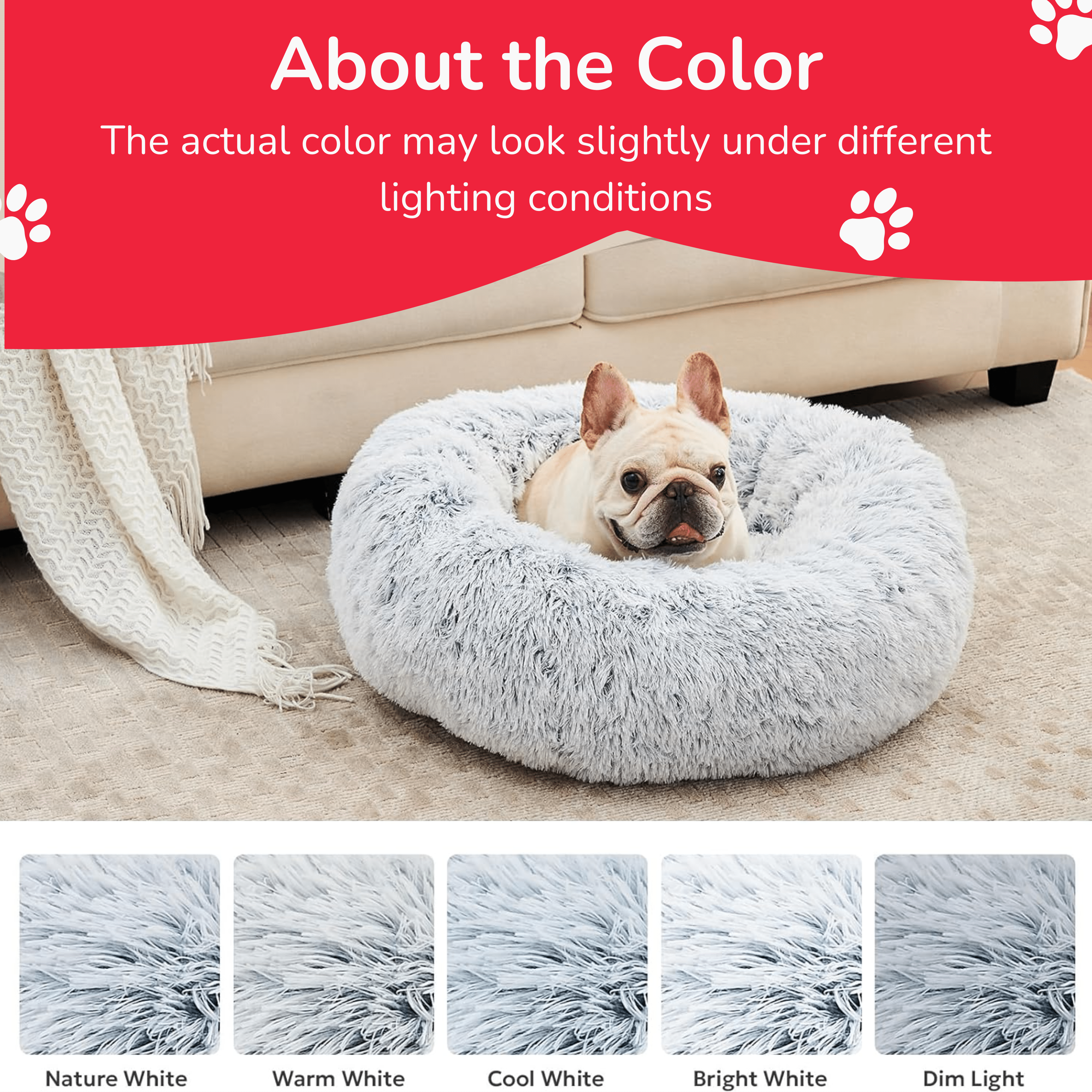 Calming Pet Bed - Anti-Anxiety