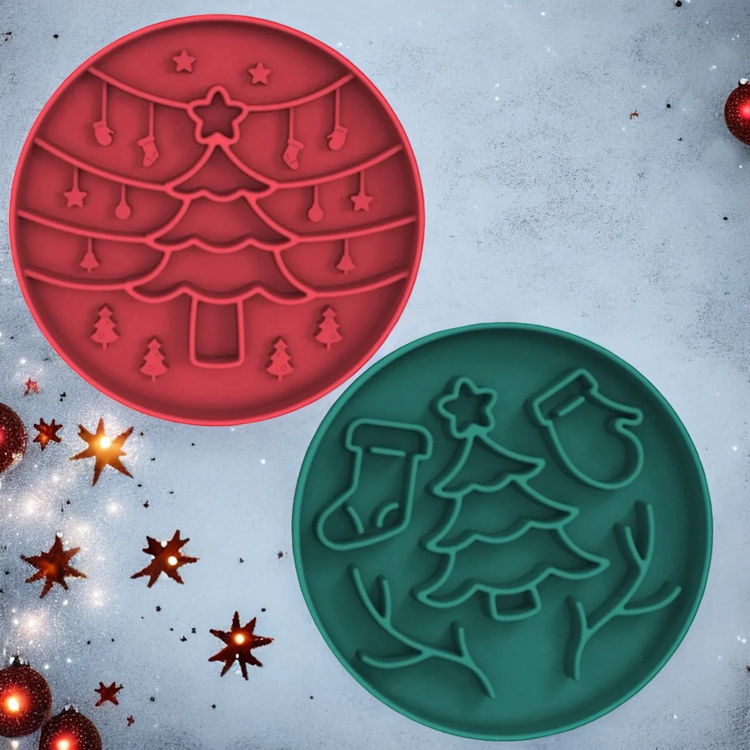 Pet Christmas Lick Mat