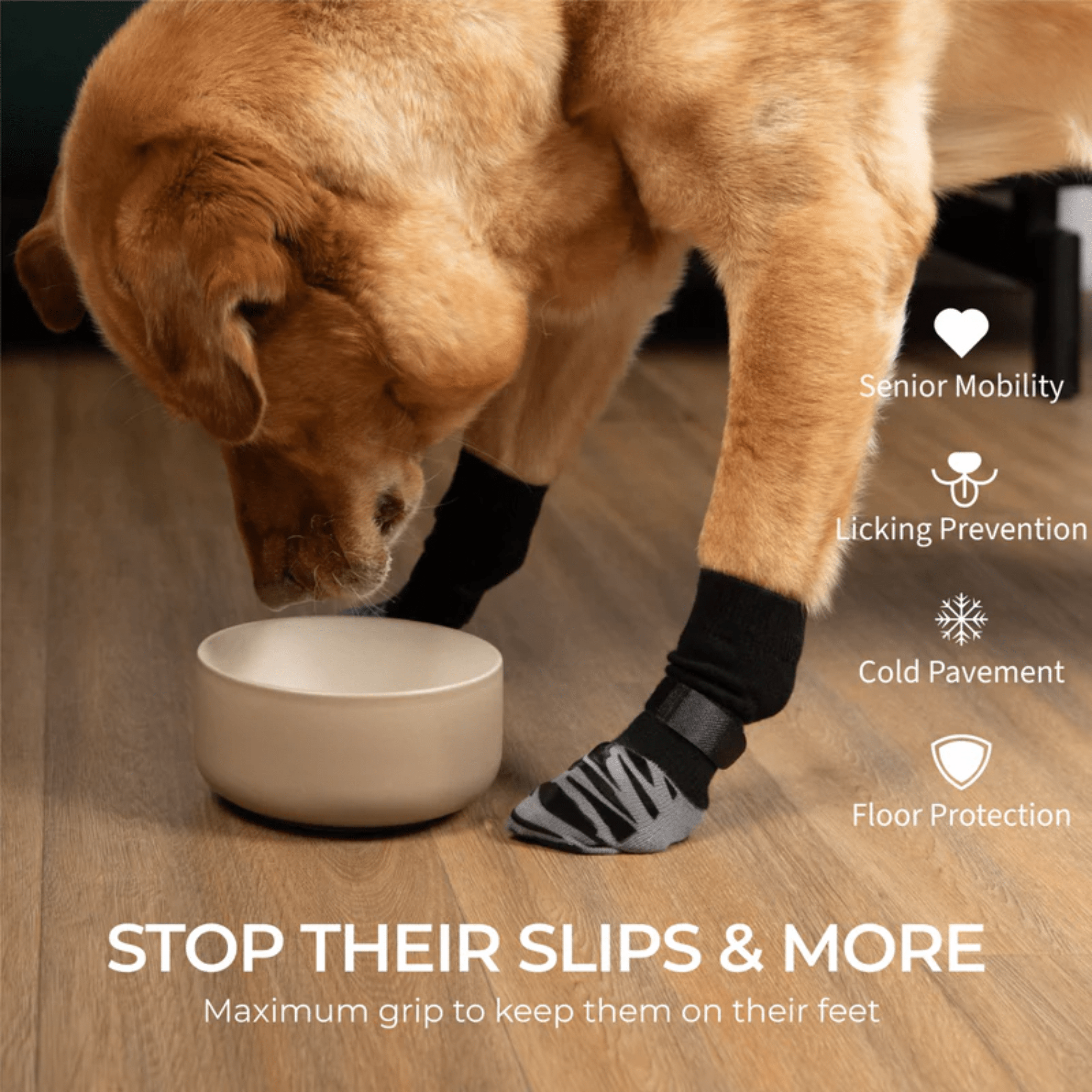 Premium Non-Slip Dog Socks