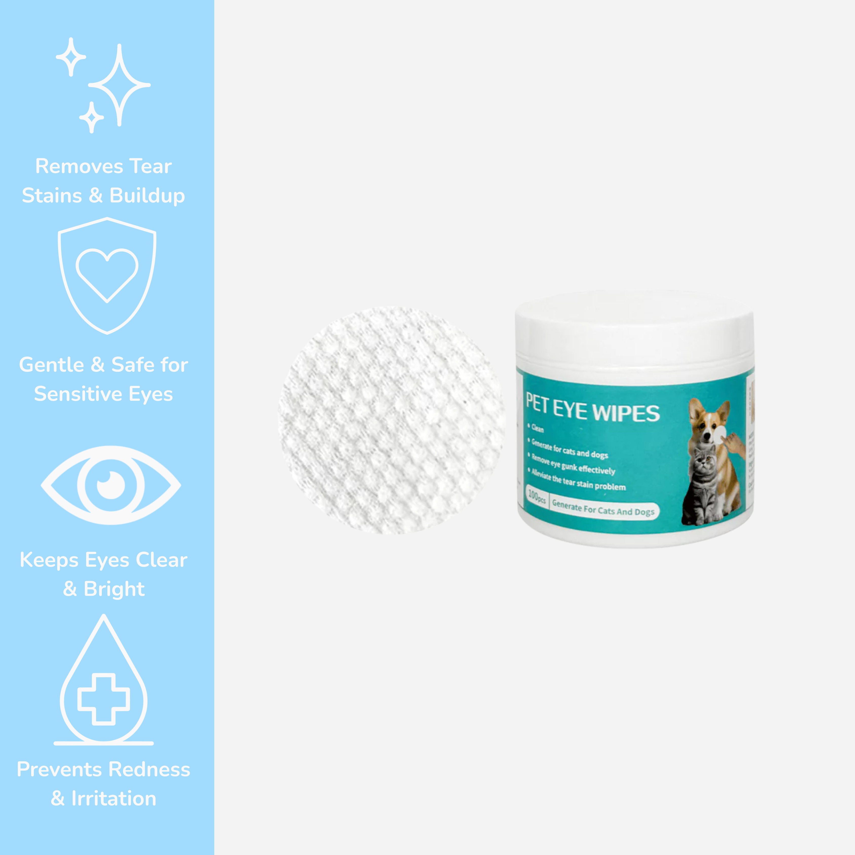 Tear Stain Remover Wipes